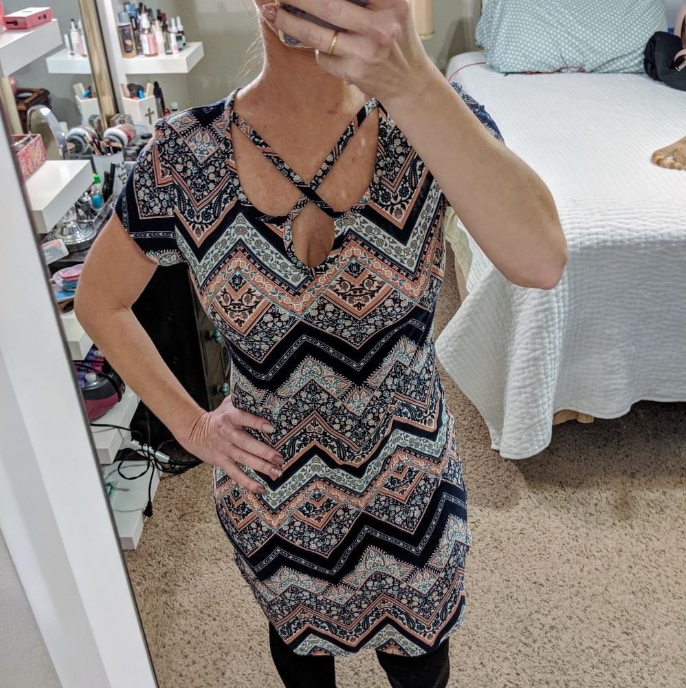 🌵- Short Sleeve Stretchy Dress